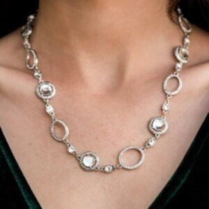 Pushing Your LUXE White Necklace